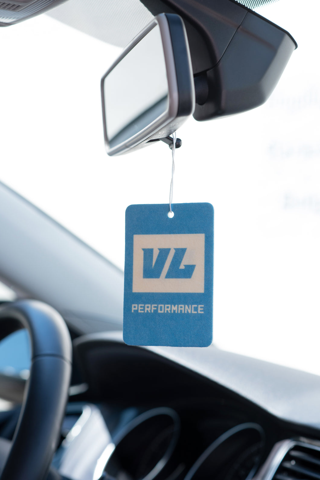 New Car Smell VL Performance Logo Air Freshener (Blue)