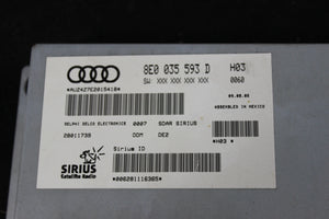VW AUDI Sirius Sat Radio Control Module