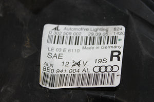 2006 Audi A4 Passenger Headllight